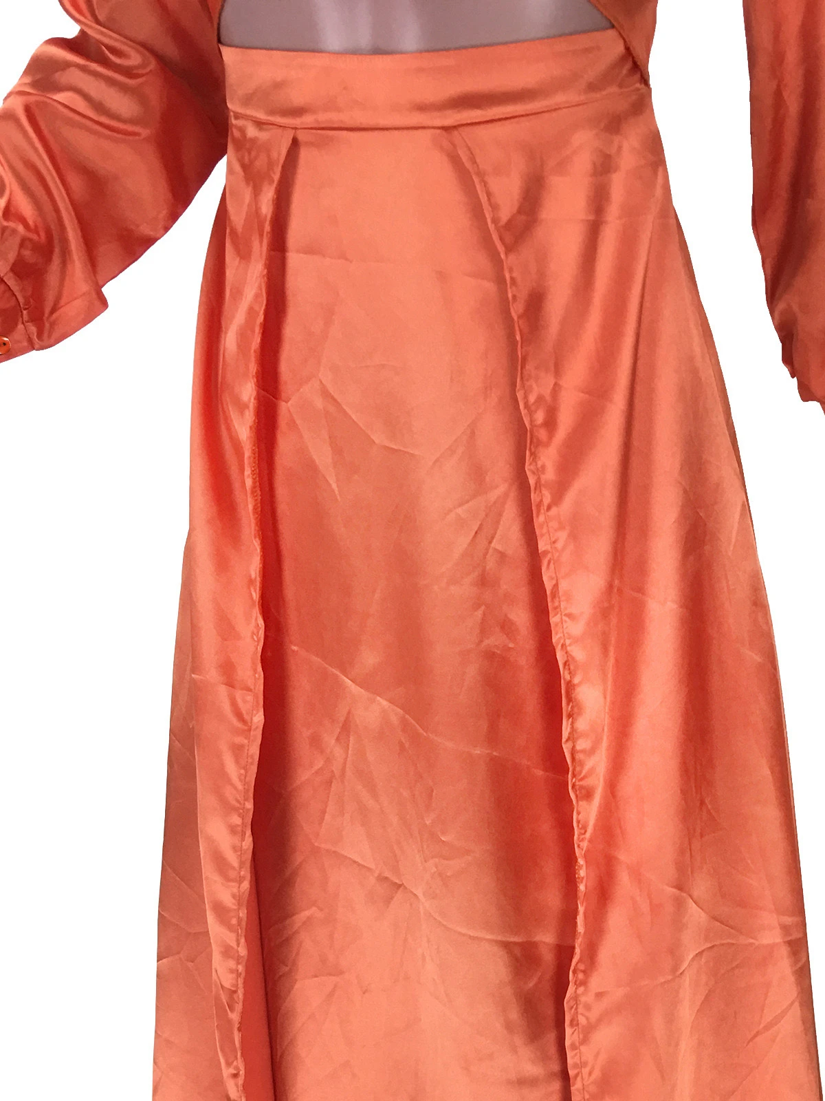 Sexy V Neck Tie Wrap Maxi Dress 9 Sexy V Neck Tie Wrap Maxi Dress - Image 7