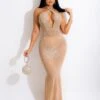 Club Transparent Rhinestone Backless Halter Maxi Dress -Women's Clothing Shop P 20211204111904227 152