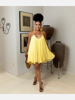 Loosen Sexy Backless Sleeveless Sheath Dress