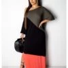Casual Loose Colorblock Women's Maxi Dress -Women's Clothing Shop P 20220422235435509 902