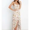 Fashion Casual Split Hem Floral Long Dress -Women's Clothing Shop P 20220428000533490 911