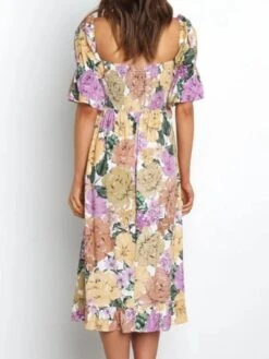 Fashion Printing Ruffled Women's Dress -Women's Clothing Shop P 20220530175742865 291