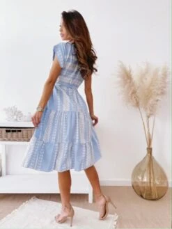 Summer Fashion Short Sleeve Irregular Girl Dress -Women's Clothing Shop P 20220607040844072 488