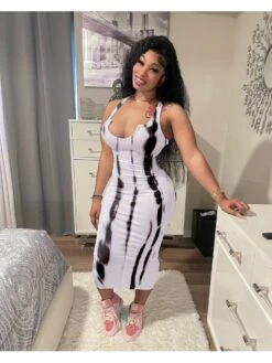 Fashion Style Sleeveless Dress For Women