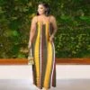 Summer Striped Sleeveless Maxi Dress -Women's Clothing Shop P 20230518100419048 824
