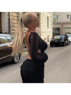 Backless Sexy Short Sleeveless Dress -Women's Clothing Shop P 20230706141553430 105