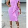 Magenta Pink Women's Casual Sleeveless Dress -Women's Clothing Shop P 20230708182117994 890