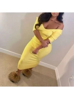 Women's Sexy Patchwork Pure Color Pit Dress