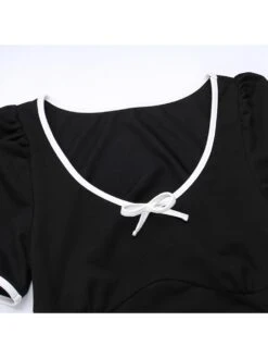 Women's Casual Patchwork Pure Color Dress -Women's Clothing Shop P 20230724184937926 526