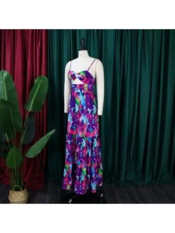 Women's Casual Printing Hollow Out Dress -Women's Clothing Shop P 20230728211330737 292