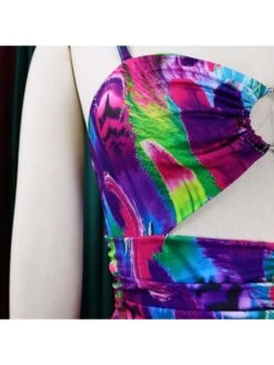 Women's Casual Printing Hollow Out Dress -Women's Clothing Shop P 20230728211337937 654