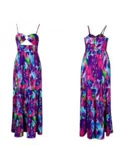 Women's Casual Printing Hollow Out Dress -Women's Clothing Shop P 20230728211340320 377