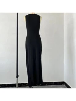 Hollow Out Strappy Open Back Irregular Sleeveless Dress -Women's Clothing Shop P 20230902130235637 180