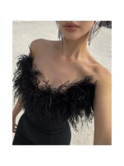 Solid Color Deep V Sexy Tight Sleeveless Dress -Women's Clothing Shop P 20230914150548882 971