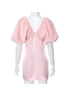 V Neck Batwing Sleeve Lace Short Dress -Women's Clothing Shop P 20230918182227260 112