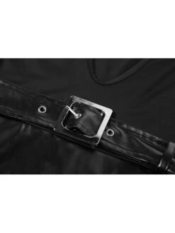 Patchwork Plunging Neckline Bodycon Maxi Dress -Women's Clothing Shop P 20231211121336248 198