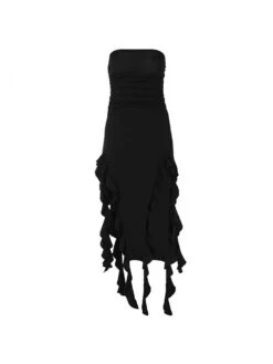 Patchwork High Rise Slim Dress -Women's Clothing Shop P 20231220181947949 638