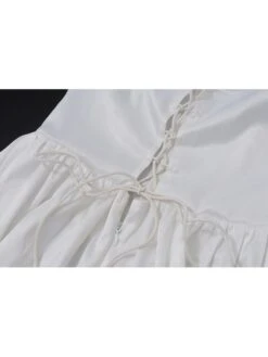 Tie-wrap Fishbone Strapless A-line Dress -Women's Clothing Shop P 20240103185306492 661