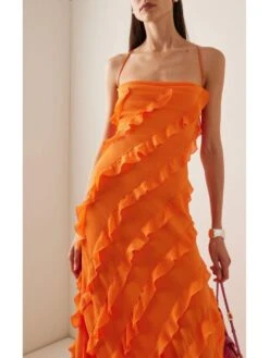 Stringy Selvedge Mid-rise Bodycon Maxi Dress -Women's Clothing Shop P 20240120105816108 165