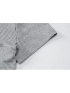 Lace Up U Neck Backless Short Sleeve Maxi Dress -Women's Clothing Shop P 20240221165521430 901