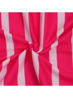 Striped High Rise Fitted Short Sleeve Maxi Dress -Women's Clothing Shop P 20240222113011934 440