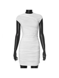 Ruched Bodycon Sleeveless Mini Dress -Women's Clothing Shop P 20240320103505433 969