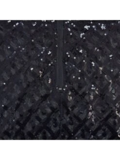 Sequin Patchwork Halter Backless Maxi Dress -Women's Clothing Shop P 20240322181010713 422