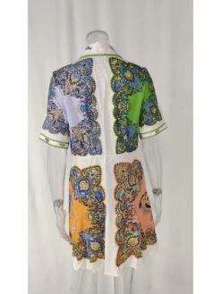 Print Single Breasted Leisure Dress -Women's Clothing Shop P 20240327170510695 197