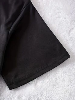 Letter Heart Printed Bodycon Mini Dress -Women's Clothing Shop P 20240401123024956 346