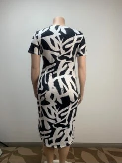 Crew Neck Short Sleeve Plus Size Short Sleeve Dress -Women's Clothing Shop P 20240401154004704 154