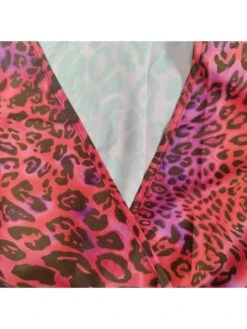 Print V Neck High Rise Dress -Women's Clothing Shop P 20240402154007449 243