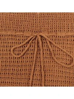 Fringe See Through Lace-Up Backless Dress -Women's Clothing Shop P 20240411180516124 104