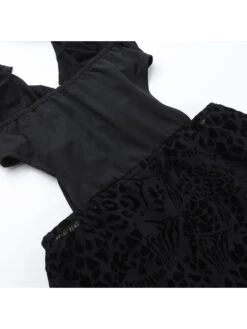 Ring Hollow Out Halter Backless Dress -Women's Clothing Shop P 20240422183010670 276