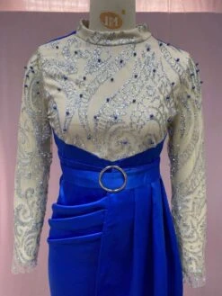 Patchwork Lace Mid-rise Long Sleeves Dress -Women's Clothing Shop P 20240429091512717 157