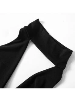 Halter Wing Neck Backless Fringed Dress -Women's Clothing Shop P 20240429094035209 609