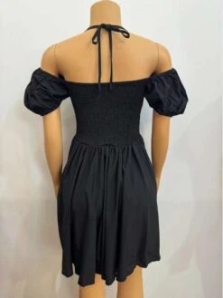 Off Shoulder Halter Backless Mini Dress -Women's Clothing Shop P 20240510152008855 487