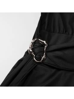 Solid Color Bodycon Short Sleeve Dress -Women's Clothing Shop P 20240513151528230 171