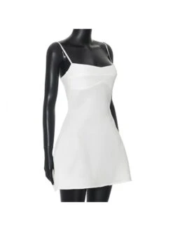 Spaghetti Straps Backless Mini Dress -Women's Clothing Shop P 20240515135534866 653
