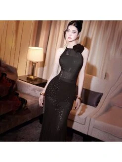 Flower See Through Sleeveless Dress -Women's Clothing Shop P 20240516153510801 340