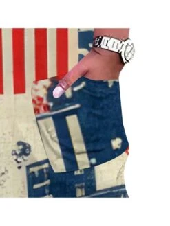 Printed V Neck Short Sleeve Dress -Women's Clothing Shop P 20240522093505098 781