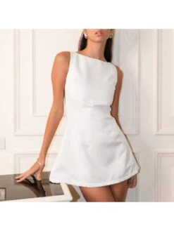 High Rise Bodycon Sleeveless Dress -Women's Clothing Shop P 20240522100502986 717