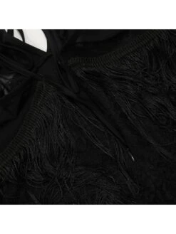 See Through Lace Backless Long Sleeves Dress -Women's Clothing Shop P 20240523085511532 680