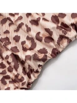 Ruched Leopard Printed Mini Dress -Women's Clothing Shop P 20240524180022929 187