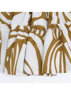 Geometric Pattern Boat Neck A-line Long Sleeves Dress -Women's Clothing Shop P 20240528093505836 684