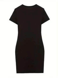 Cartoon Letter Pattern Bodycon Mini Dress -Women's Clothing Shop P 20240603150016189 858