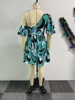 Irregular Lacework One-shoulder Mini Dress -Women's Clothing Shop P 20240604165031376 962