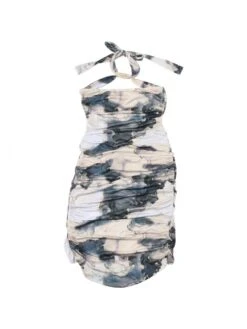 Ruched Hollow Out Knot Sleeveless Dress -Women's Clothing Shop P 20240604184023598 408