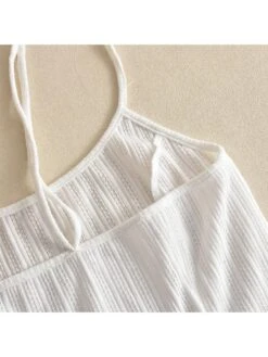 Lacework Tie-wrap Sleeveless Mini Dress -Women's Clothing Shop P 20240605144022766 883