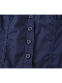 Patchwork Ruched Square Neck Puff Sleeve Dress -Women's Clothing Shop P 20240608104836009 969