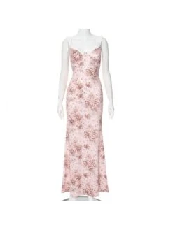 Flower Lacework Sleeveless Maxi Dress -Women's Clothing Shop P 20240608160808430 196